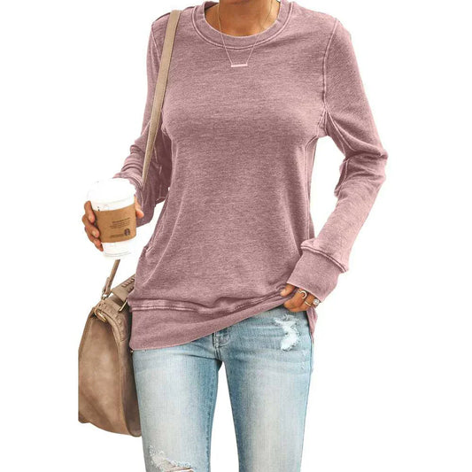 Dames Casual Sport Crew Neck Sweatshirt